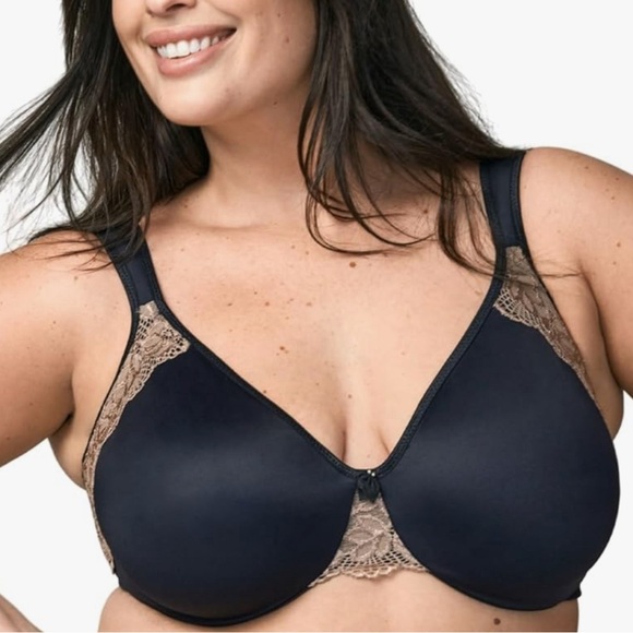 36D bra bundle satin seamless full coverage minimizer bra lot - Picture 8 of 14